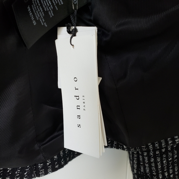 NWT Sandro Wool Blazer Coat Jacket Sz 38 - Picture 3 of 14